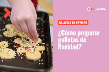 Receta de galletas de Navidad: ¿Cómo prepararlas en casa para Nochebuena?