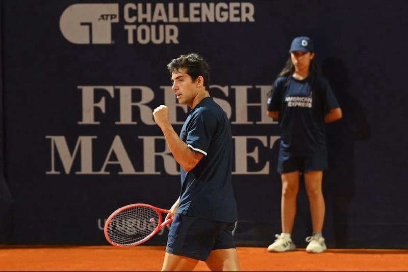 pero solo quedó tercero en el ranking de ganancias. Foto: Team Chile
