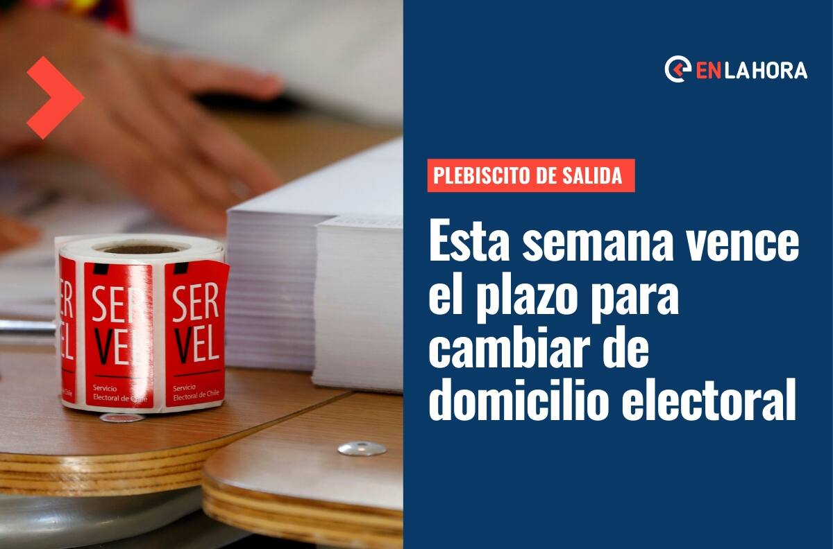 Esta semana vence el plazo para cambiar de domicilio electoral: Revisa dónde votas para el Plebiscito de Salida