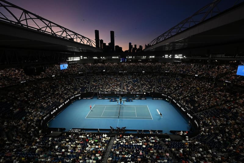 Rod Laver Arena, la principal cancha del torneo oceánico. Foto: EFE.