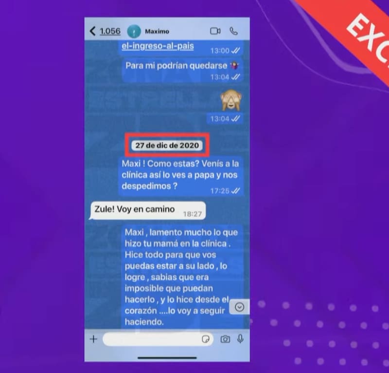 Los hermanastros compartían conversaciones.