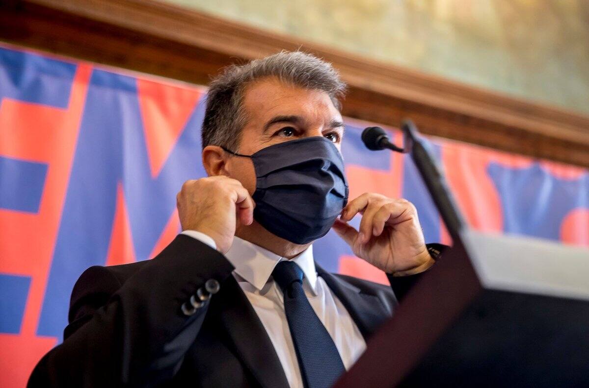 Joan Laporta parte como favorito para elección presidencial de Barcelona