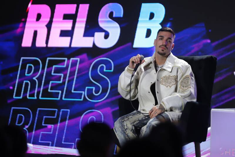 21 DE FEBRERO DE 2023/VIA DEL MAR
Rels B durante la conferencia de prensa del Festival Internacional de la Cancin de Via del Mar 2023
FOTO: MANUEL LEMA OLGUIN/AGENCIAUNO