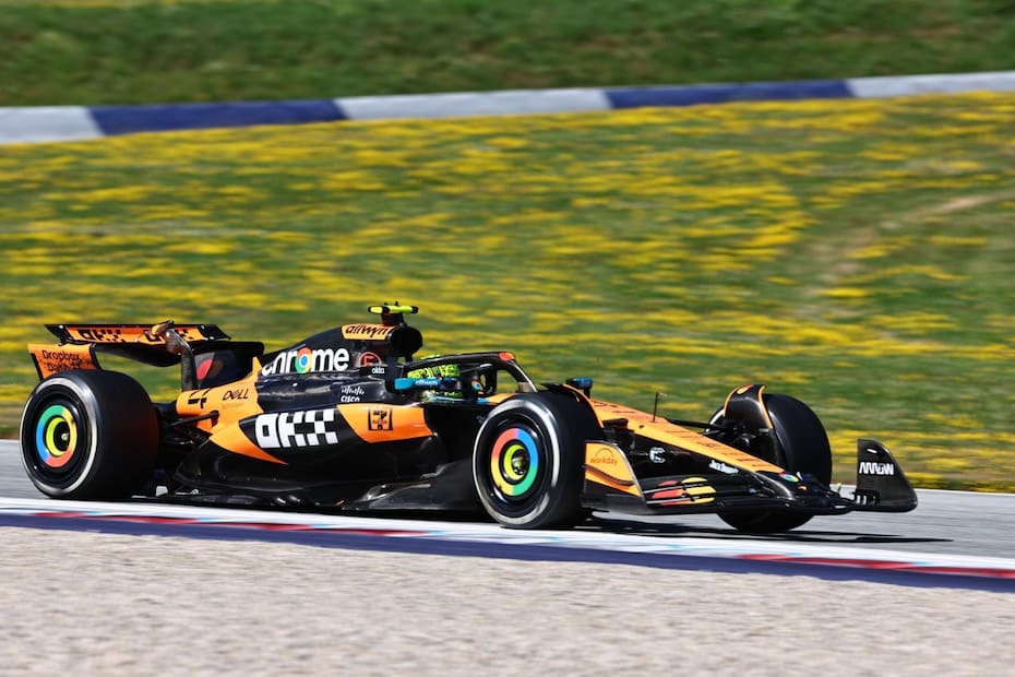 El piloto inglés en el Gran Premio de Austria. Foto: EFE.
