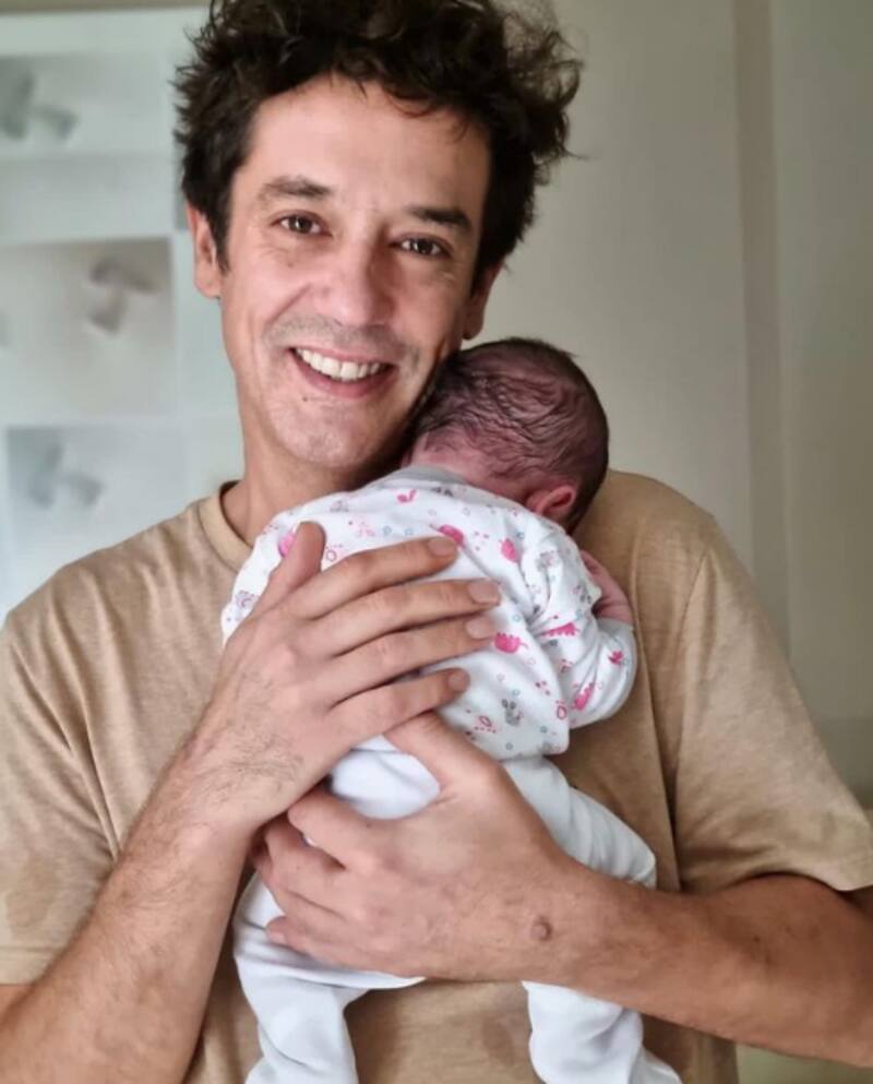 Matías Oviedo recibió a su segundo hijo.