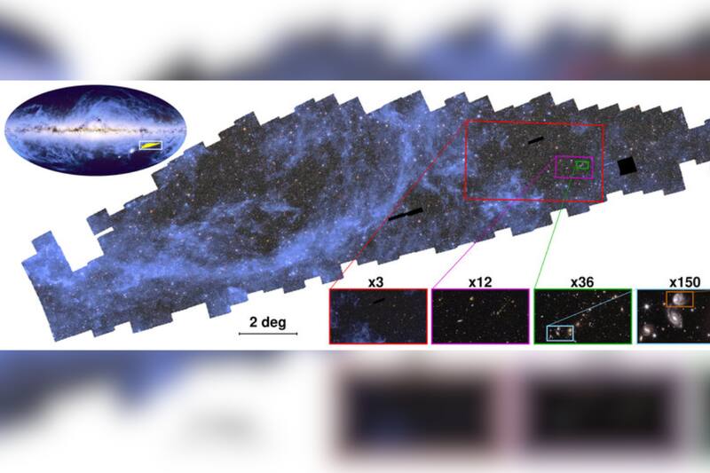 Presentación del mosaico de lo registrado en la misión Euclides.