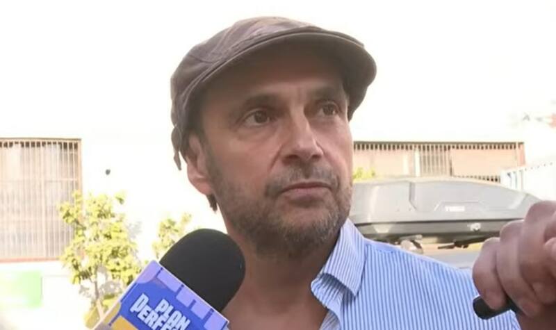 no esquivó a los medios de comunicación. Créditos: Captura Canal 13