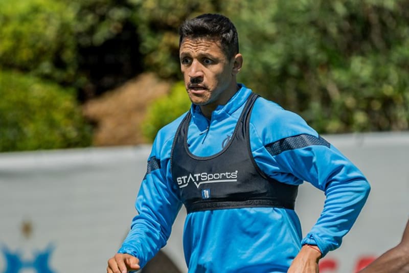 Alexis Sánchez haría un esfuerzo para jugar este fin de semana en el Olympique de Marsella. (Foto: @OM_Officiel)