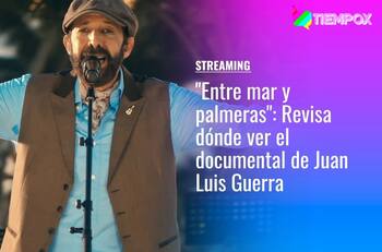 "Entre mar y palmeras": Revisa dónde ver el documental de Juan Luis Guerra