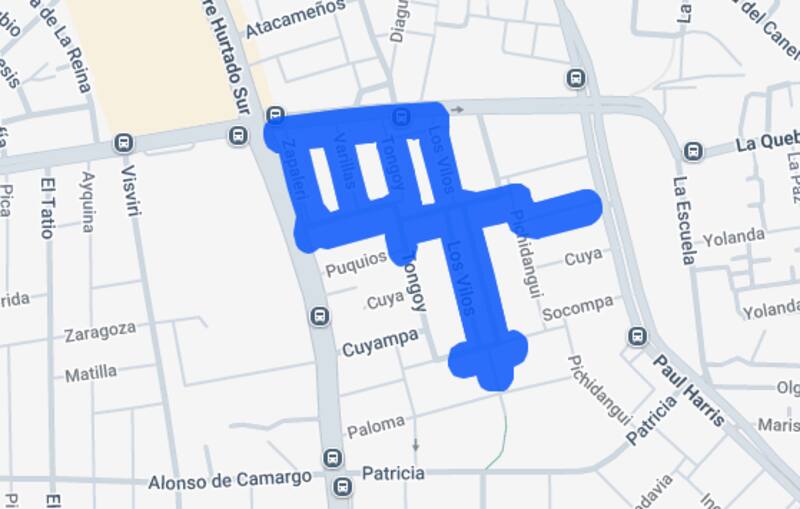 El corte de luz en este sector está programado hasta las 15:30 horas. Foto: Enel.