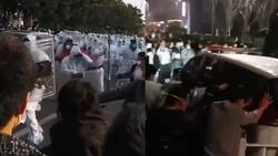 VIDEO | El descontrol de los ciudadanos de China en protesta en contra de las duras políticas anti Covid-19