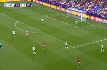 VIDEO | El increíble error de Sandra Paños, la arquera de España, que le costó un gol de Alemania