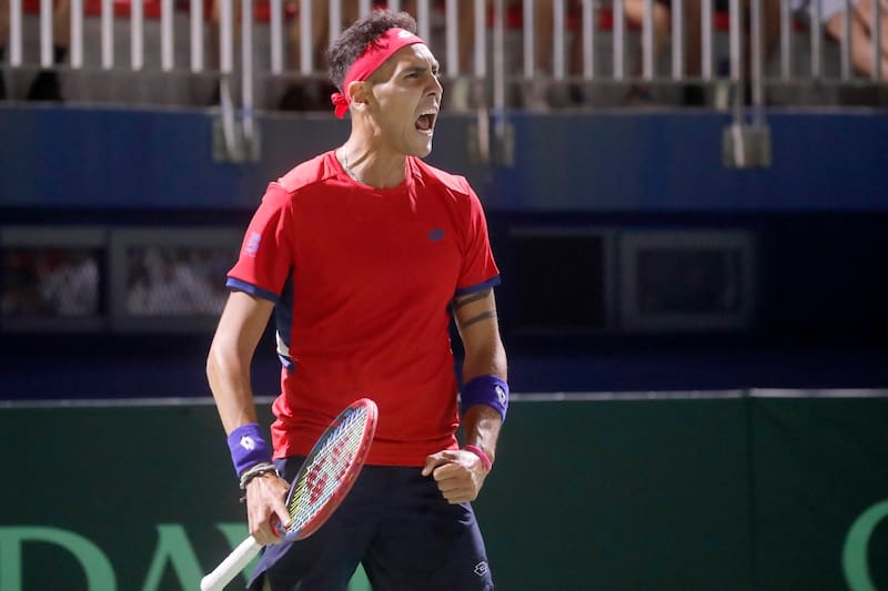 le dio el triunfo a Chile ante Perú por Copa Davis.