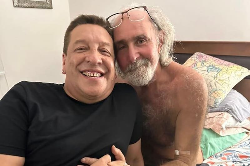 Julio César Rodríguez despidió a Erick Pohlhammer, pero con mucha alegría. Créditos: Instagram