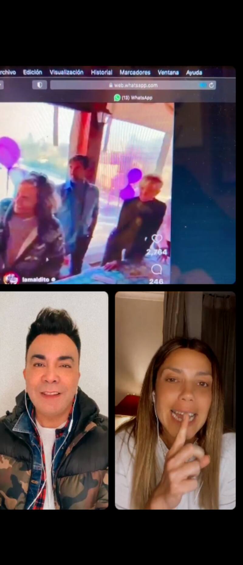 En el último episodio de “Que Te Lo Digo”, Sergio Rojas reveló que Félix Ureta habría celado escandalosa mente a Raquel Argandoña en pleno cumpleaños de Paty Maldonado.