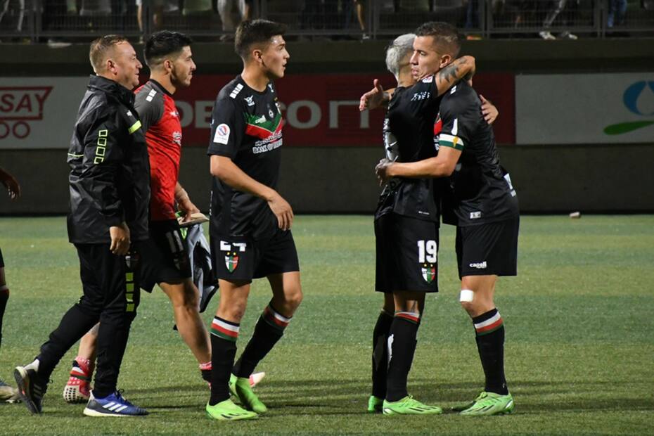 Palestino celebró en su visita ante Deportes Copiapó en el estadio Luis Valenzuela Hermosilla.