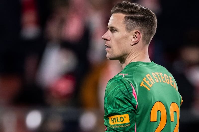 no se sabe el tiempo que será baja. Foto: Instagram Ter Stegen.