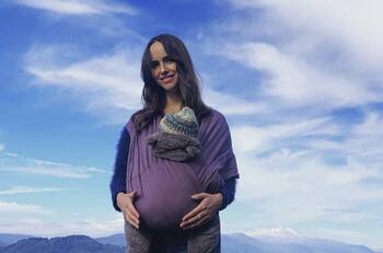 "Hoy soy otra": Juanita Ringeling mostró inédita postal de cuando estaba embarazada de su pequeño hijo, Aurelio