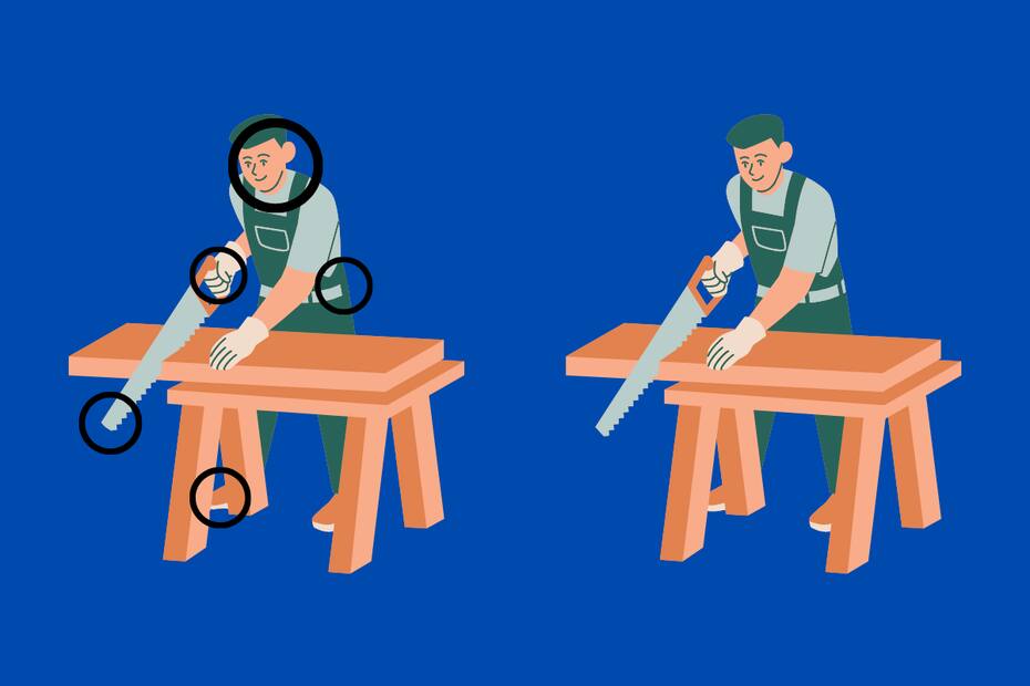 ¡Estas eran las 5 diferencias!
