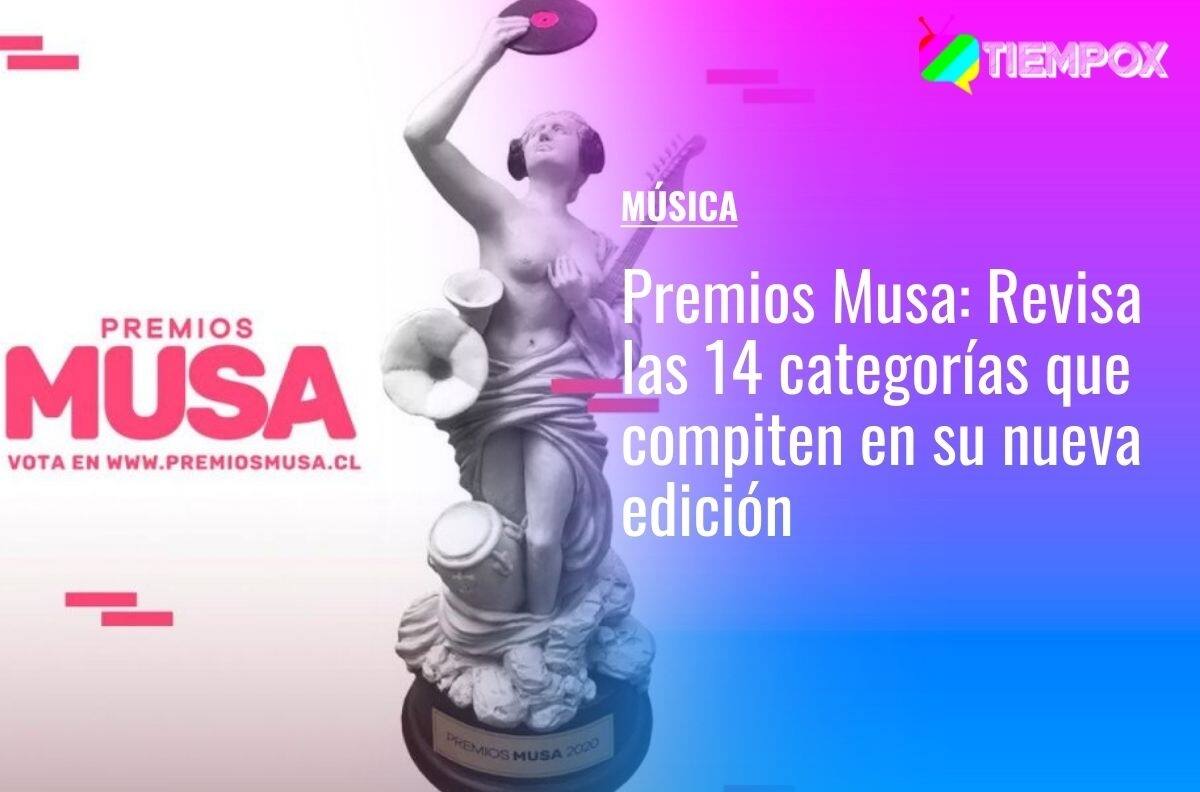 Premios Musa: Revisa los nominados y cómo votar por los artistas en las 14 categorías