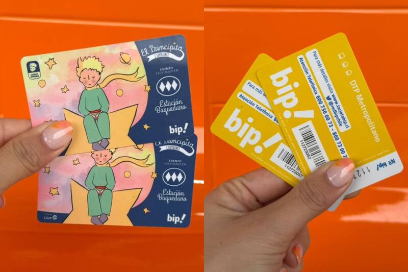 Las tarjetas Bip inspiradas en la historia ya están a la venta hasta agotar stock. Créditos: Metro de Santiago.