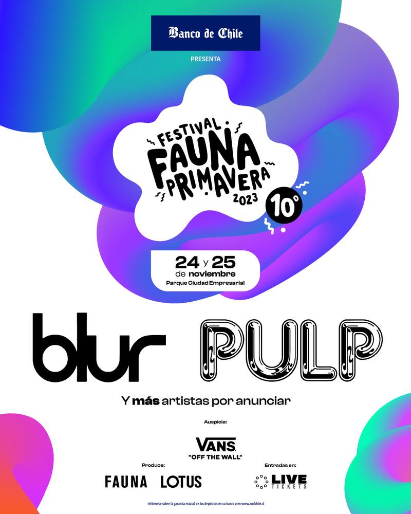 Blur y Pulp son las primeras bandas confirmadas al Fauna Primavera