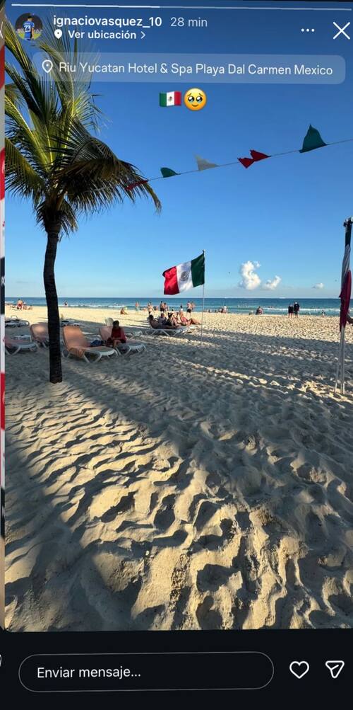 Vacacionando en Cancún.