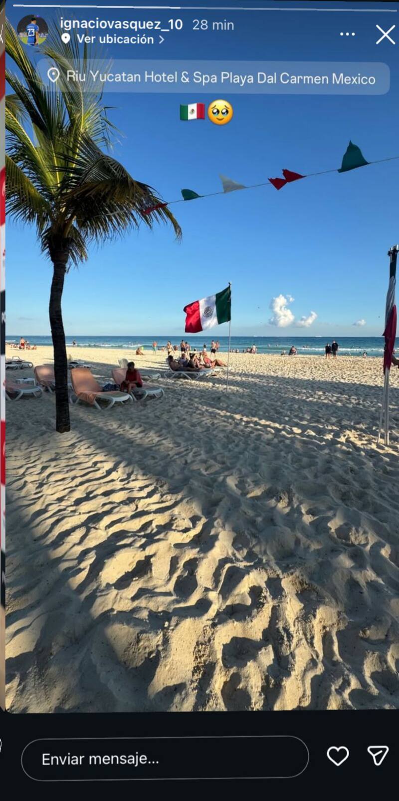 Vacacionando en Cancún.