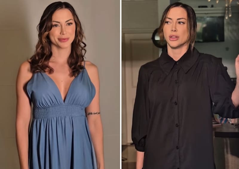 La modelo en un adelanto del corto brasileño, "O encontro". Créditos: Instagram