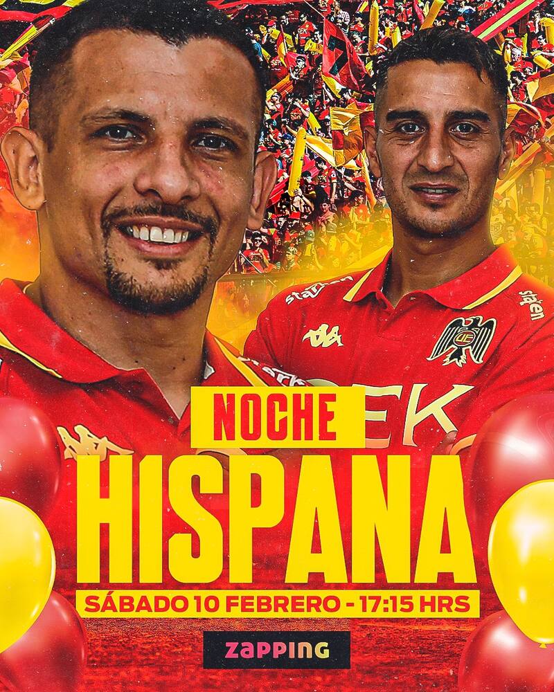 Unión Española enfrentará a Unión La Calera en la Noche Hispana.