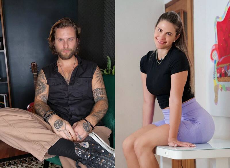 Jean Philippe y Laura Prieto