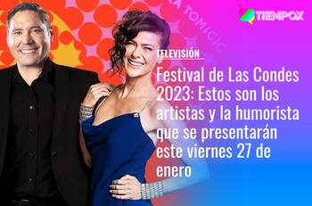 Festival de Las Condes 2023: Estos son los artistas y la humorista que se presentarán este viernes 27 de enero