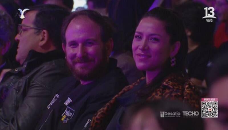 Loreto Aravena y Max Luksic en el Festival de Viña 2024.