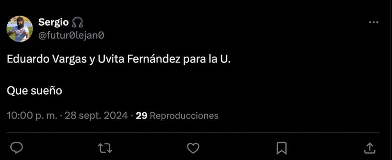 Hinchas de la U piden como nuevo refuerzo a hermano de Leandro Fernández.