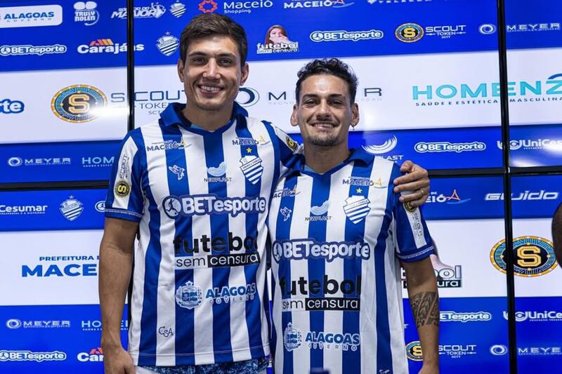 Léo Costa y Matías Cavalleri, los refuerzos del Alagoano.