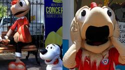 ¡Reflauta! Roban figura de Condorito que había sido inaugurada hace solo 12 días en Concepción