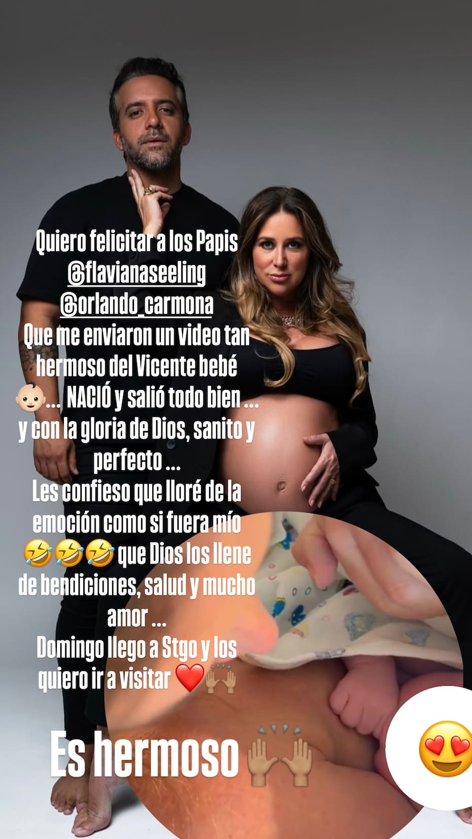 La reacción de Bruno Zaretti ante el nacimiento del hijo de su amiga.