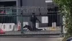 VIDEO | Con fusiles en mano: Delincuentes asaltaron banco y quemaron tres autos en Quilicura