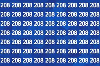 Test Visual: Tienes solo 6 segundos para encontrar el número "280" ¿Podrás lograrlo?