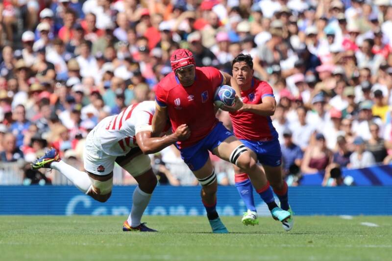 ante Japón en el Mundial de Francia. Foto: Agencia Aton.