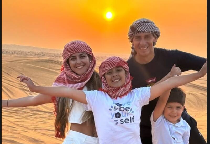 . El campeón con Coquimbo y su familia se fueron a Dubai.