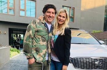 Almuerzo con sus hijos: María Alberó e Iván Zamorano compartieron su panorama familiar en el fin de semana