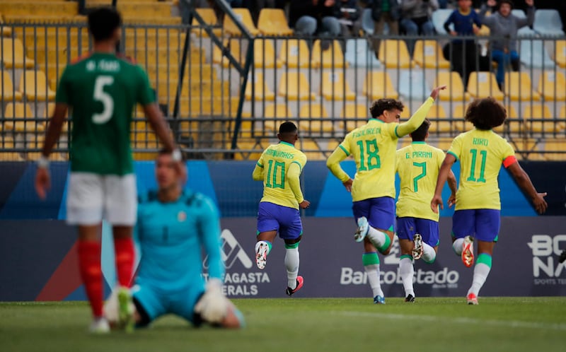 Brasil México Futbol Santiago 2023