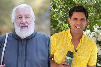 Juan Pablo Queraltó vivió emotivo reencuentro con su suegro, Alfredo Sfeir