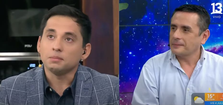 El periodista se emocionó hasta las lágrimas.