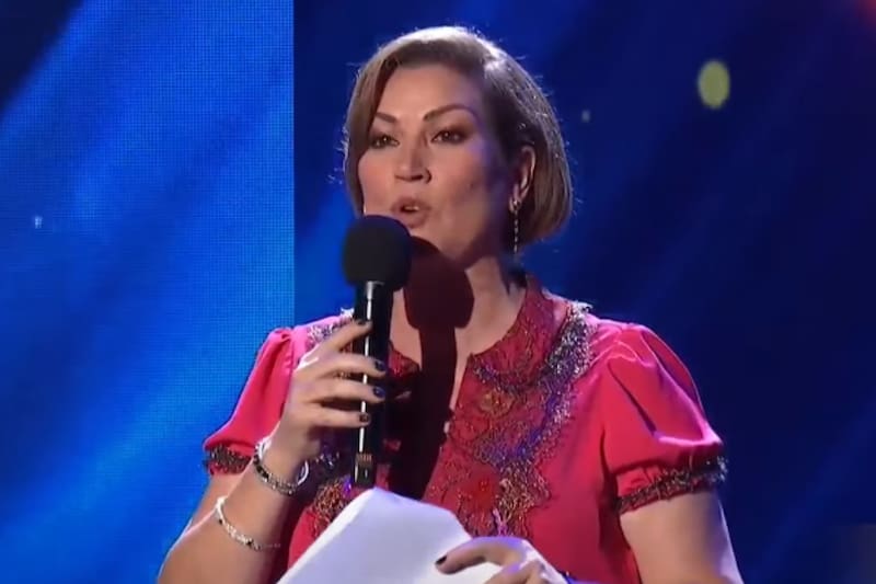 Su rol como conductora de la ceremonia no fue bien recibida por la audiencia.
