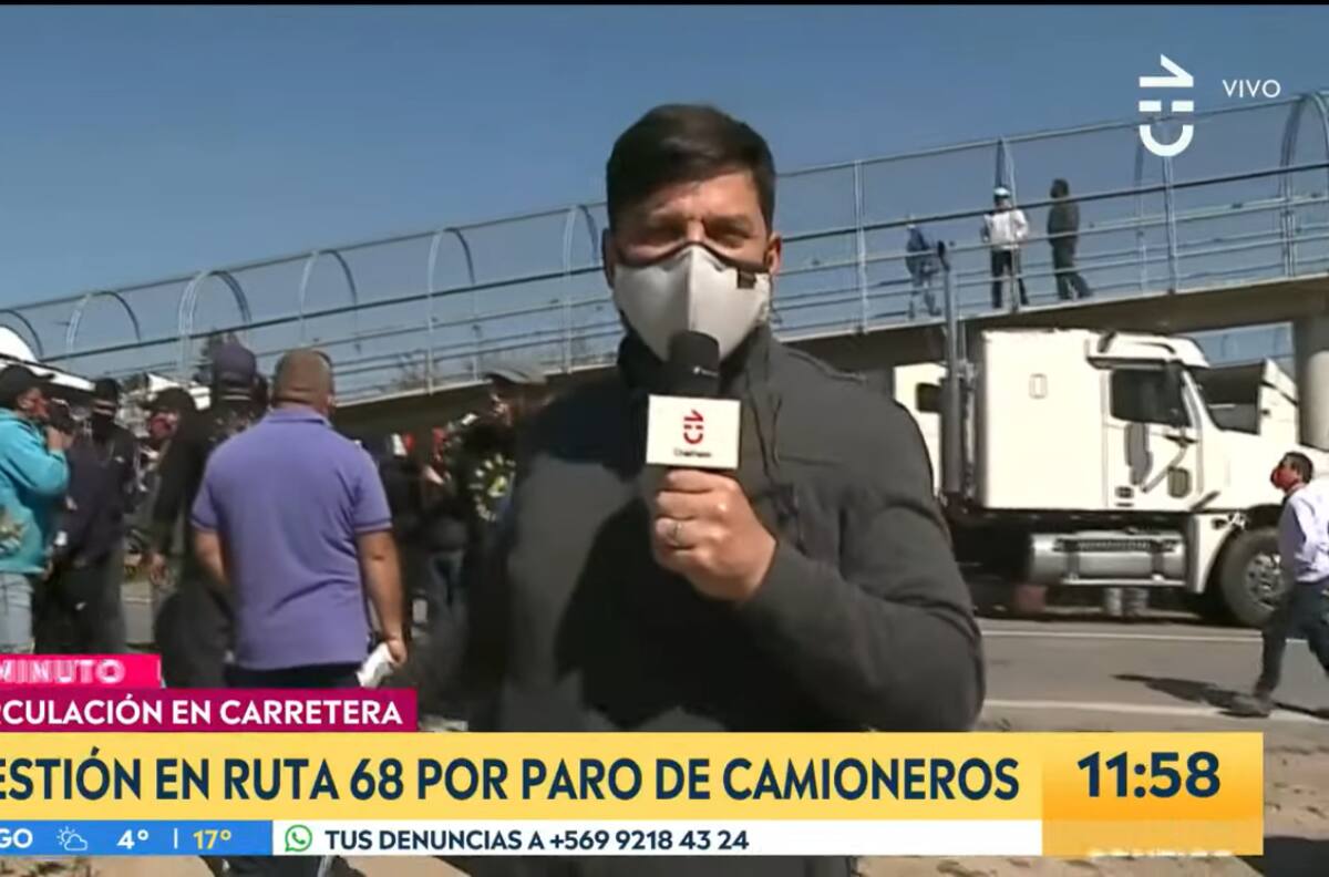 La comentada risotada de Rafa Cavada tras encarar a camionero en vivo
