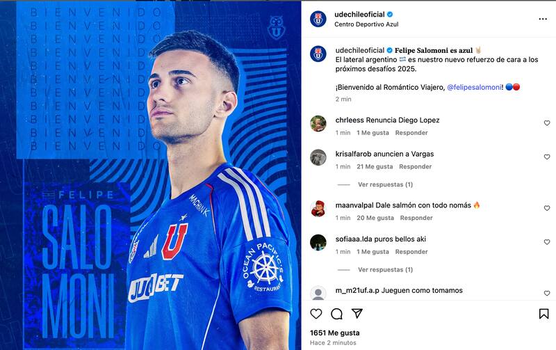 Presentación de Felipe Salomoni.