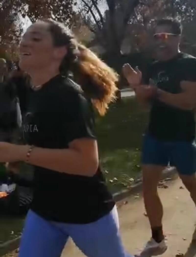 Padre e hija compitieron en carrera deportiva / Instagram