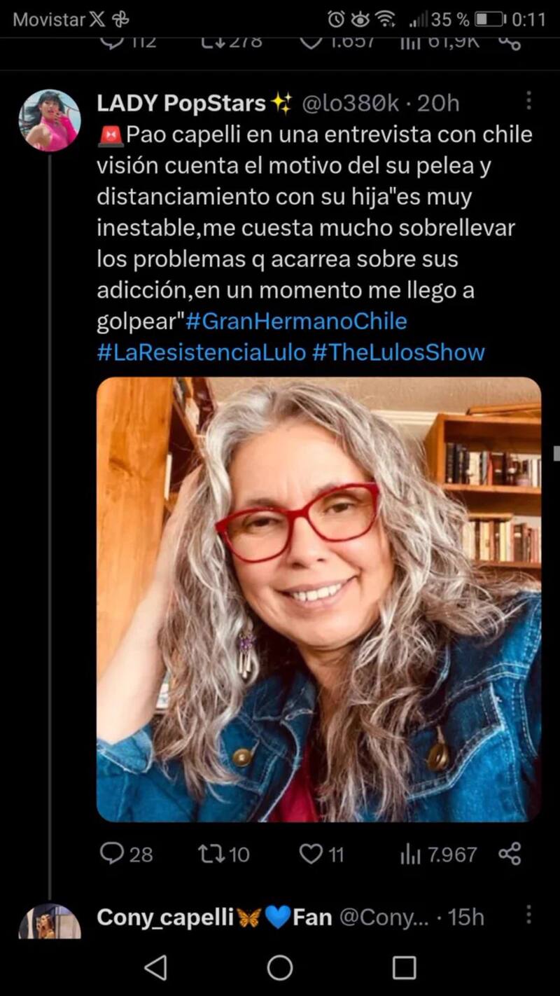 Paola Capelli defiende a su hija